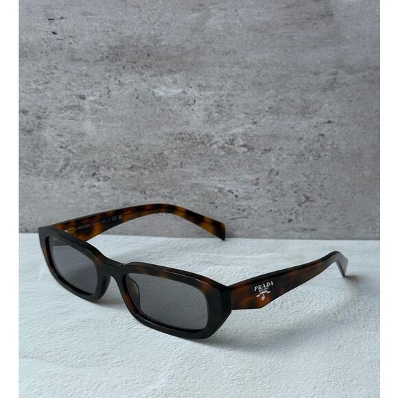 NEW Prada PR B06S Sunglasses in Havana Brown Grey main image 6